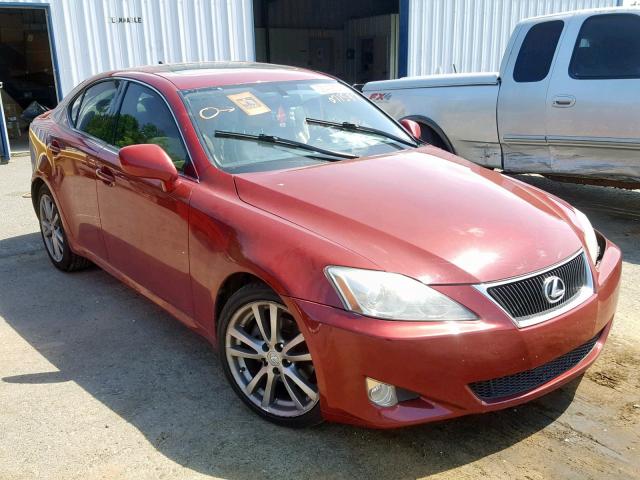 JTHBK262985071587 - 2008 LEXUS IS 250 RED photo 1