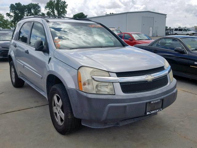 2CNDL23F756110719 - 2005 CHEVROLET EQUINOX LS SILVER photo 1