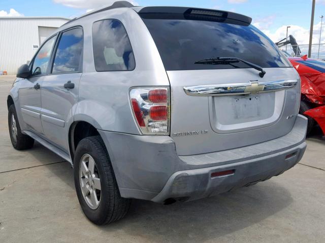 2CNDL23F756110719 - 2005 CHEVROLET EQUINOX LS SILVER photo 3