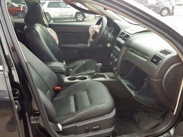 3FAHP0DC8BR137957 - 2011 FORD FUSION SPO BLACK photo 5