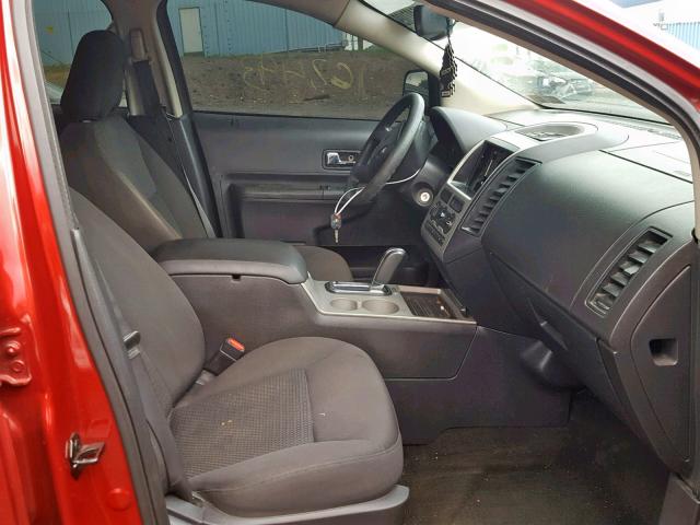 2FMDK36C08BA54631 - 2008 FORD EDGE SE RED photo 5