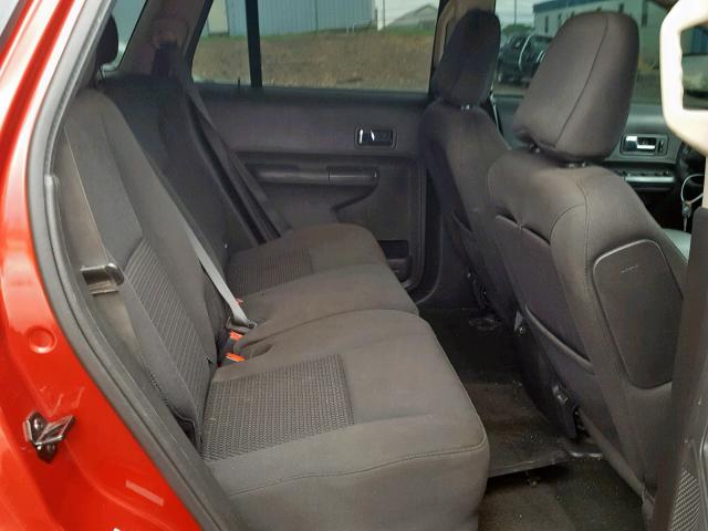 2FMDK36C08BA54631 - 2008 FORD EDGE SE RED photo 6