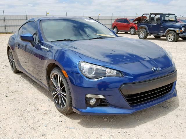 JF1ZCAC13D1605113 - 2013 SUBARU BRZ 2.0 LI BLUE photo 1