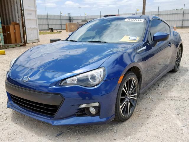 JF1ZCAC13D1605113 - 2013 SUBARU BRZ 2.0 LI BLUE photo 2