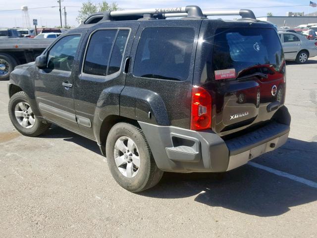 5N1AN0NU3DN810793 - 2013 NISSAN XTERRA X BLACK photo 3