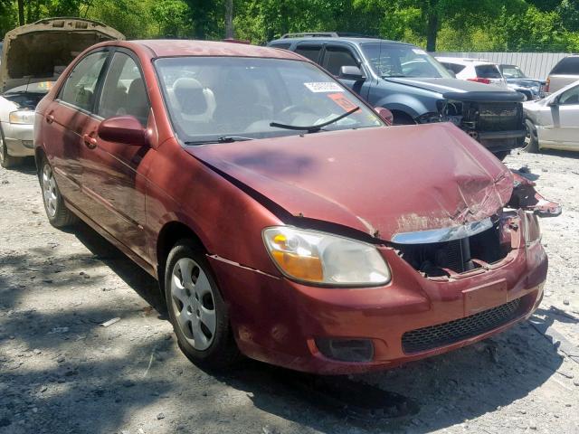 KNAFE121575457971 - 2007 KIA SPECTRA EX RED photo 1