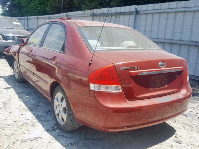 KNAFE121575457971 - 2007 KIA SPECTRA EX RED photo 3