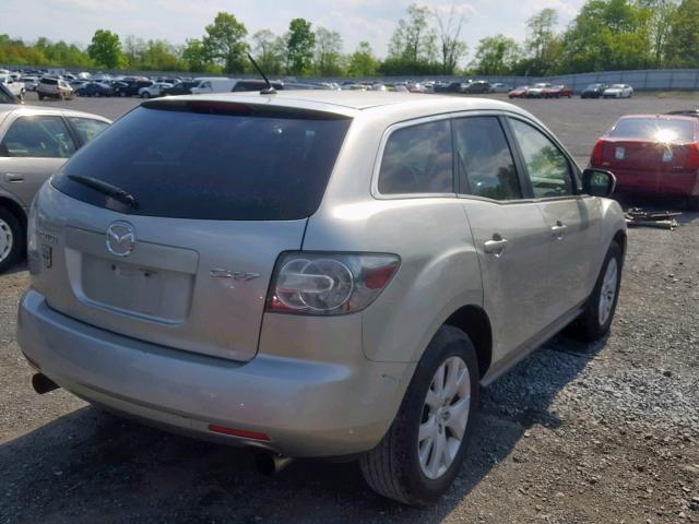 JM3ER29L770151195 - 2007 MAZDA CX-7 SILVER photo 4