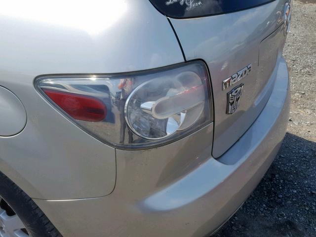 JM3ER29L770151195 - 2007 MAZDA CX-7 SILVER photo 9