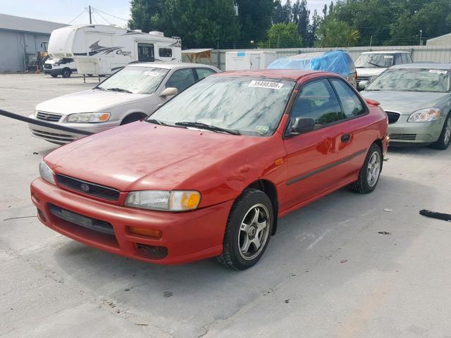 JF1GM4252VH400059 - 1997 SUBARU IMPREZA BR RED photo 2