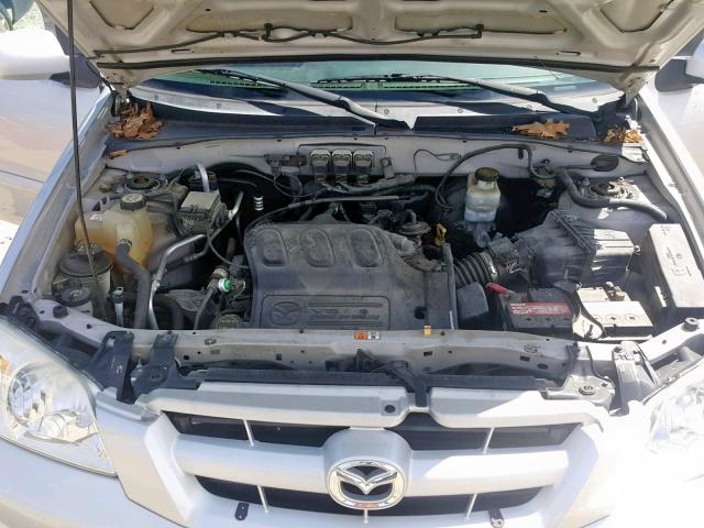 4F2YZ94125KM23965 - 2005 MAZDA TRIBUTE S SILVER photo 7