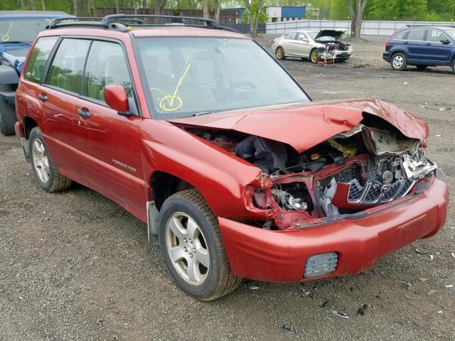 JF1SF65632H706400 - 2002 SUBARU FORESTER S RED photo 1