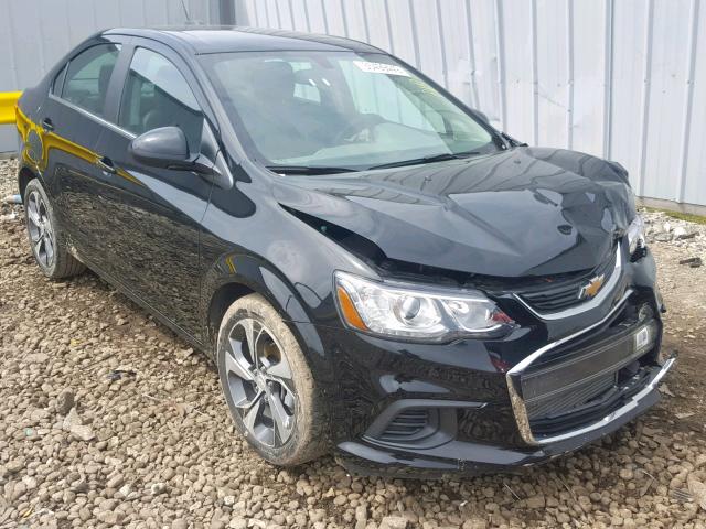 1G1JF5SB3K4126999 - 2019 CHEVROLET SONIC PREM BLACK photo 1