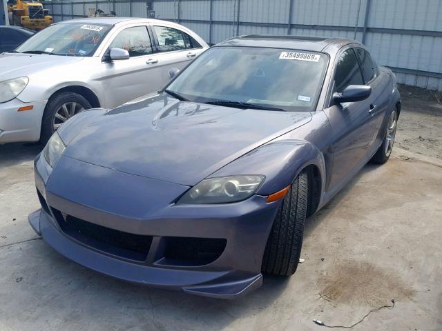 JM1FE173060205652 - 2006 MAZDA RX8 BLUE photo 2