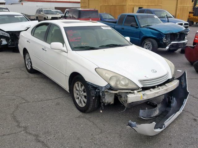 JTHBF30G630100662 - 2003 LEXUS ES 300 WHITE photo 1