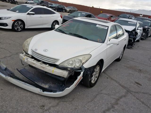 JTHBF30G630100662 - 2003 LEXUS ES 300 WHITE photo 2