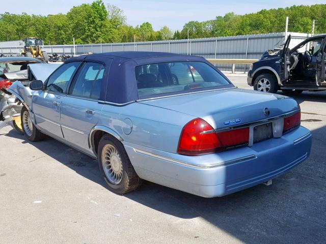 2MEFM75W8YX644720 - 2000 MERCURY GRAND MARQ BLUE photo 3