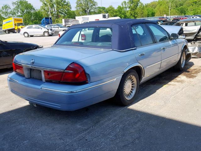 2MEFM75W8YX644720 - 2000 MERCURY GRAND MARQ BLUE photo 4