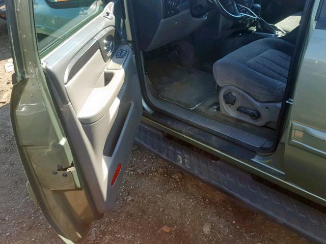 1GKDT13S142431585 - 2004 GMC ENVOY GREEN photo 10