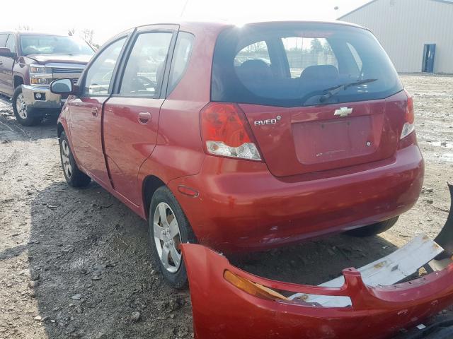 KL1TD66607B778417 - 2007 CHEVROLET AVEO BASE  foto 3