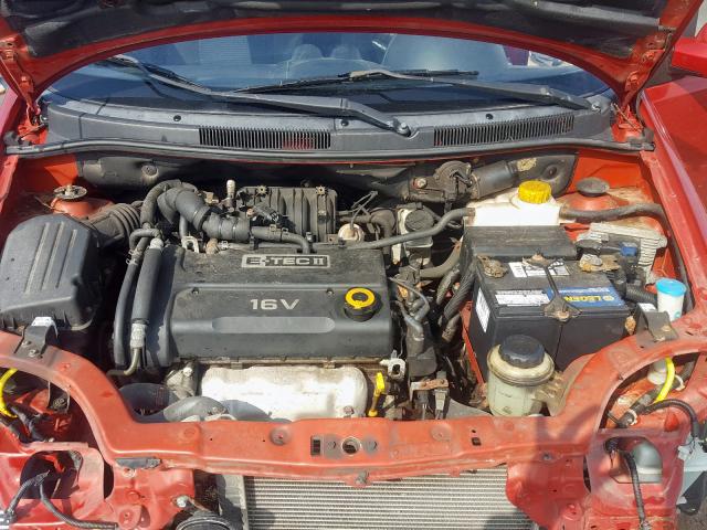 KL1TD66607B778417 - 2007 CHEVROLET AVEO BASE  foto 7