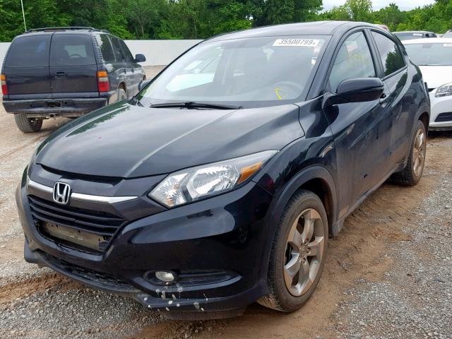 3CZRU5H5XGM733098 - 2016 HONDA HR-V EX BLACK photo 2