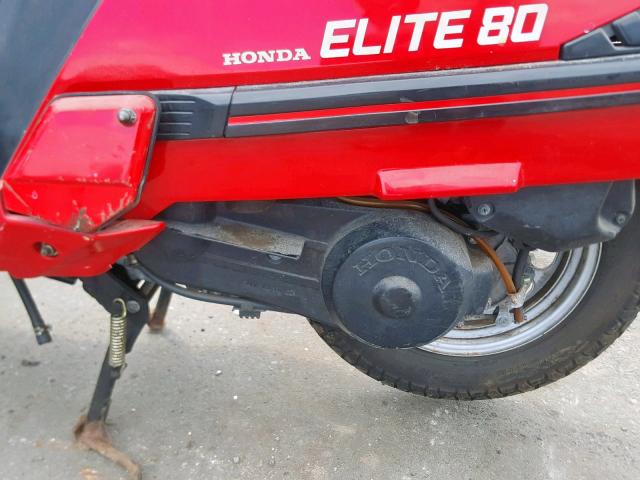 JH2HF0306FS009254 - 1985 HONDA CH80 RED photo 7