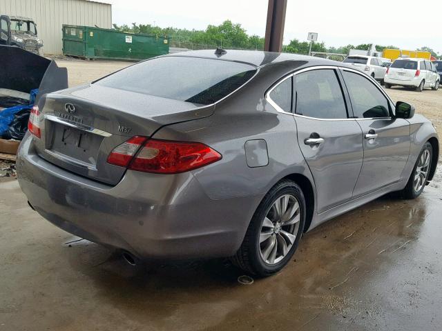 JN1BY1AP9DM511081 - 2013 INFINITI M37 SILVER photo 4