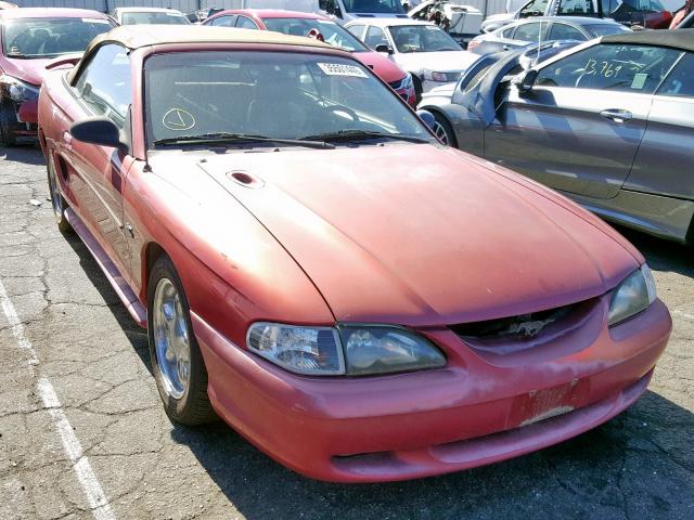 1FALP45T1RF185579 - 1994 FORD MUSTANG GT RED photo 1