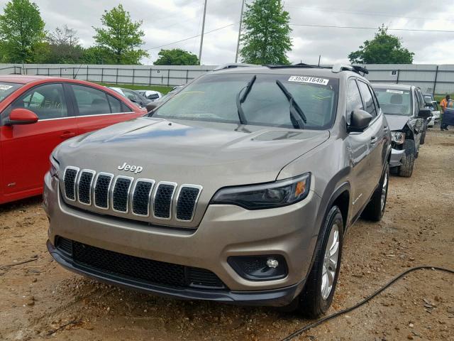 1C4PJMCX4KD107009 - 2019 JEEP CHEROKEE L BROWN photo 2