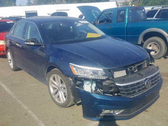 1VWBA7A33JC018612 - 2018 VOLKSWAGEN PASSAT SE BLUE photo 1