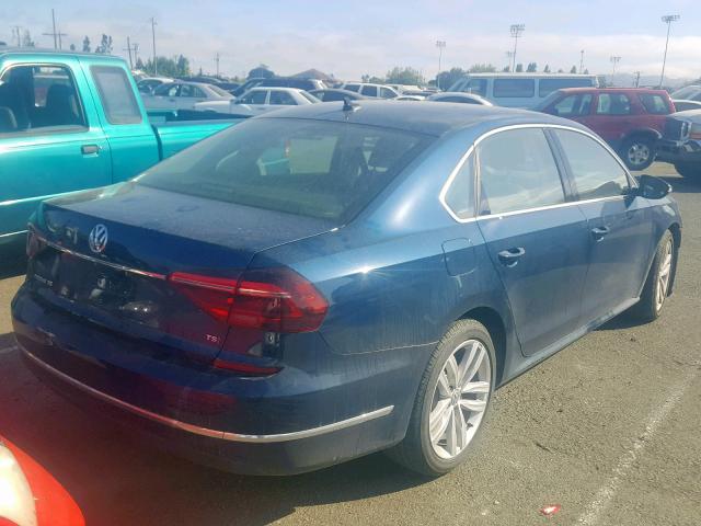 1VWBA7A33JC018612 - 2018 VOLKSWAGEN PASSAT SE BLUE photo 4