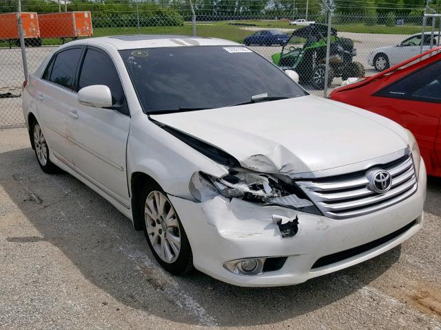 4T1BK3DB7BU404470 - 2011 TOYOTA AVALON BAS WHITE photo 1