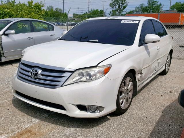 4T1BK3DB7BU404470 - 2011 TOYOTA AVALON BAS WHITE photo 2