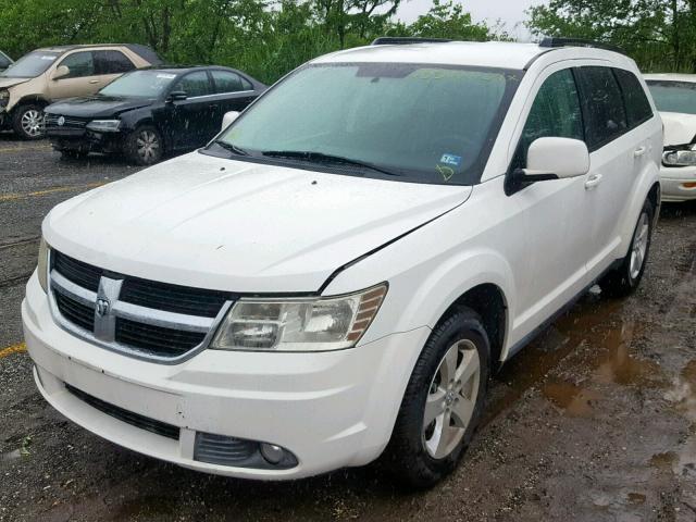 3D4PG5FV7AT119410 - 2010 DODGE JOURNEY SX WHITE photo 2