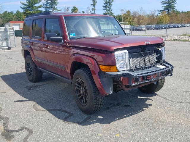 1J8HG48KX7C626698 - 2007 JEEP COMMANDER RED photo 1