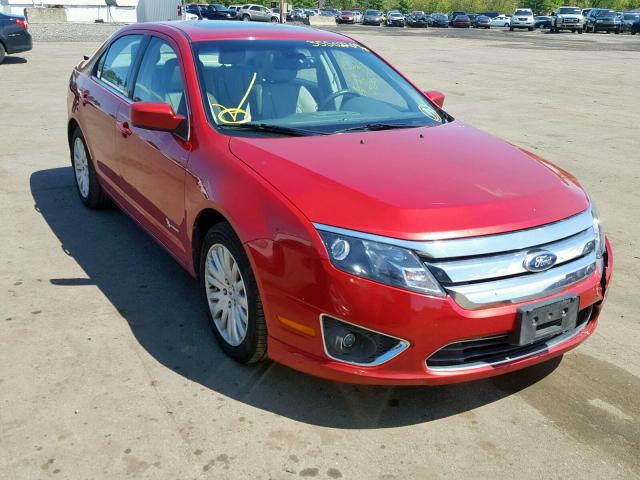 3FADP0L35BR199008 - 2011 FORD FUSION HYB RED photo 1