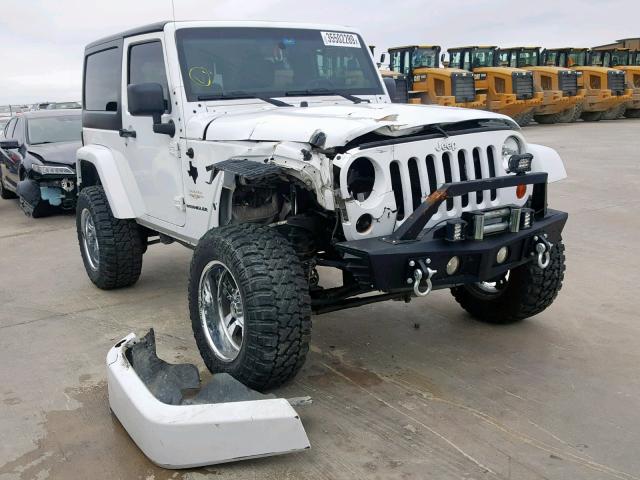 1C4GJWBGXCL124093 - 2012 JEEP WRANGLER S WHITE photo 1