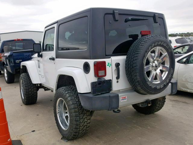 1C4GJWBGXCL124093 - 2012 JEEP WRANGLER S WHITE photo 3