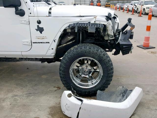 1C4GJWBGXCL124093 - 2012 JEEP WRANGLER S WHITE photo 9