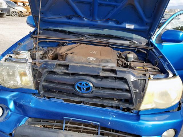 5TETU22N26Z151193 - 2006 TOYOTA TACOMA X-R BLUE photo 7