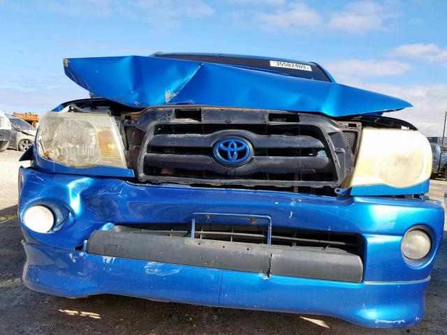 5TETU22N26Z151193 - 2006 TOYOTA TACOMA X-R BLUE photo 9