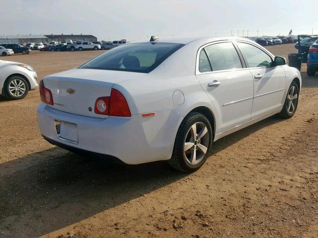 1G1ZC5EU0CF279564 - 2012 CHEVROLET MALIBU 1LT WHITE photo 4