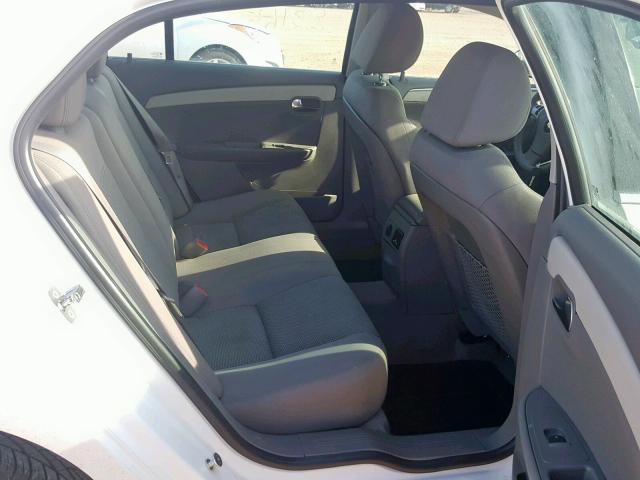 1G1ZC5EU0CF279564 - 2012 CHEVROLET MALIBU 1LT WHITE photo 6