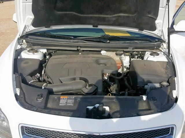 1G1ZC5EU0CF279564 - 2012 CHEVROLET MALIBU 1LT WHITE photo 7