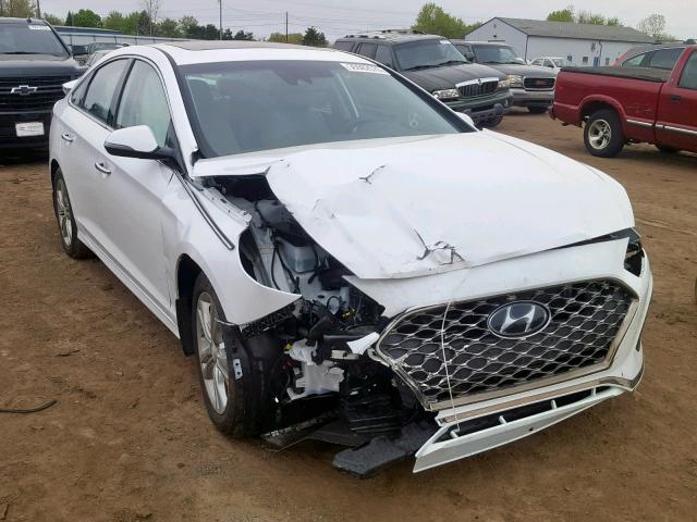 5NPE34AF7JH722724 - 2018 HYUNDAI SONATA SPO WHITE photo 1