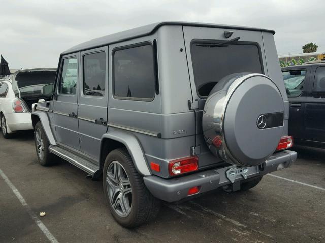 WDCYC7DF4DX209640 - 2013 MERCEDES-BENZ G 63 AMG SILVER photo 3