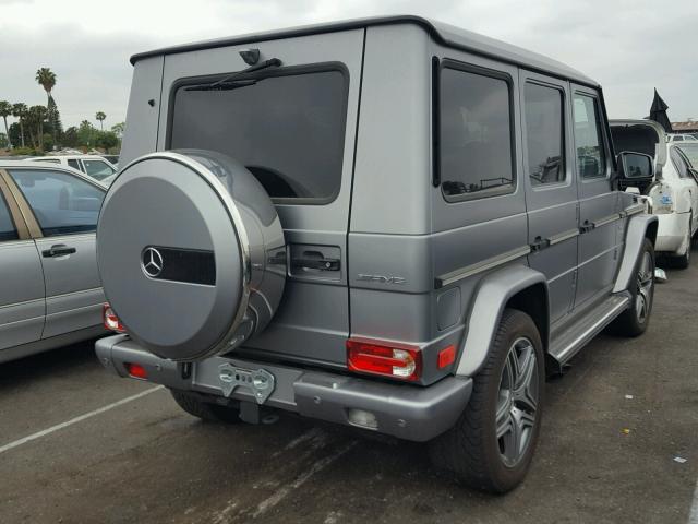 WDCYC7DF4DX209640 - 2013 MERCEDES-BENZ G 63 AMG SILVER photo 4