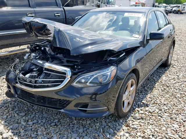 WDDHF5KB6GB293713 - 2016 MERCEDES-BENZ E 350 BLACK photo 2