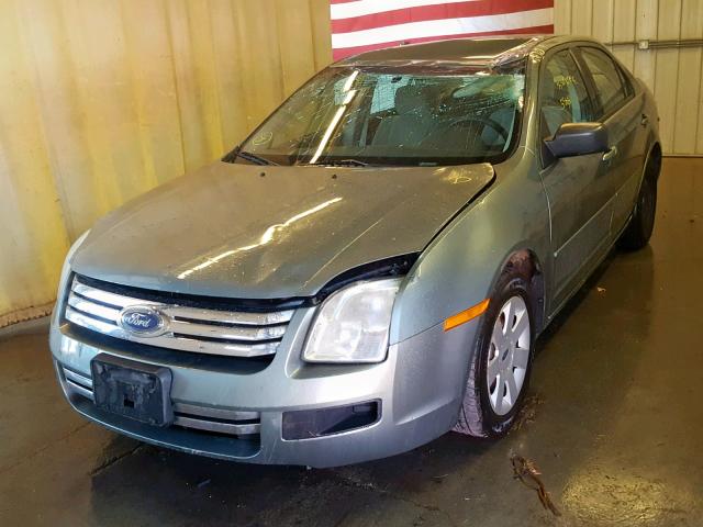 3FAFP06Z06R123078 - 2006 FORD FUSION S GREEN photo 2